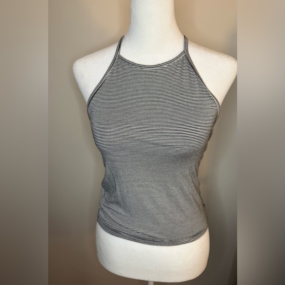 American Eagle Soft & Sexy Striped Halter Tank Top – Size M - Picture 2 of 6
